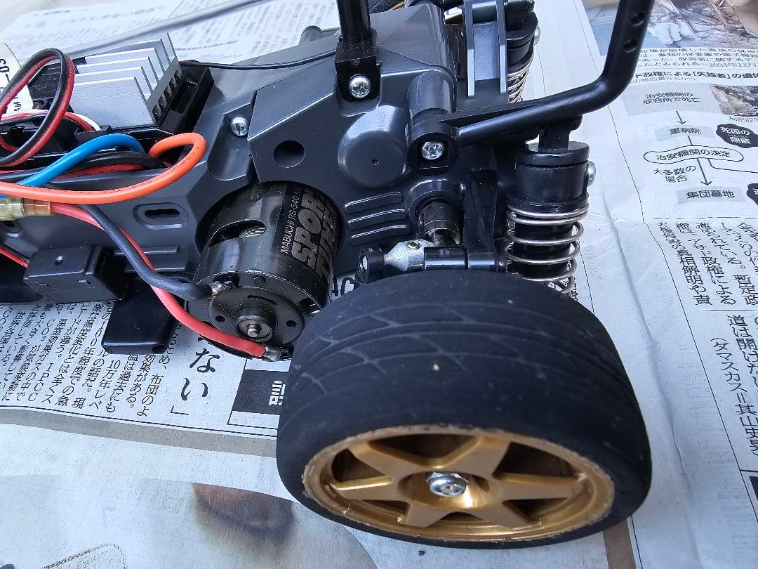 タミヤラジコンXB.プジョースポーツ中古フルセット、オンロード&ドリフト仕様