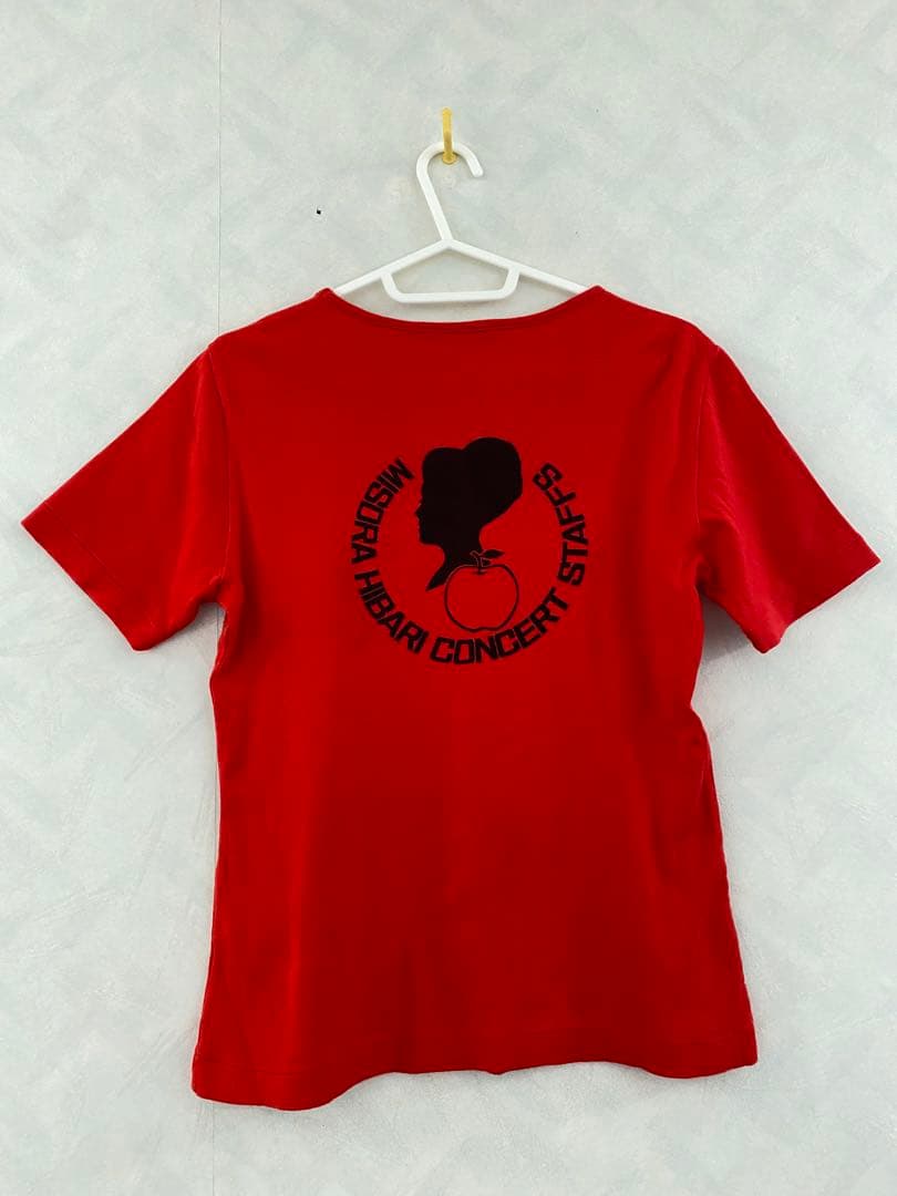 希少 非売品 美空ひばり CONCERT STAFFS スタッフTシャツ 当時物