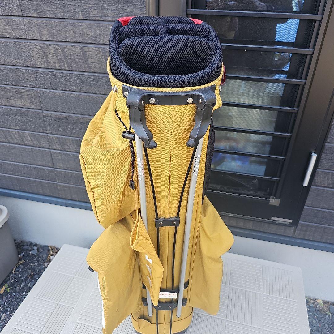 オノフ　スタンドキャディーバック　マスタード　６分割