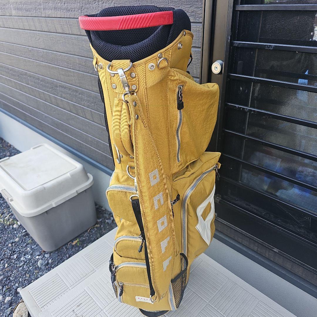 オノフ　スタンドキャディーバック　マスタード　６分割