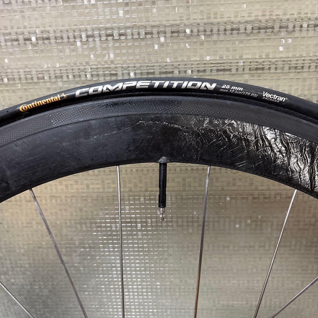 50mm 手組カーボンホイール チューブラー