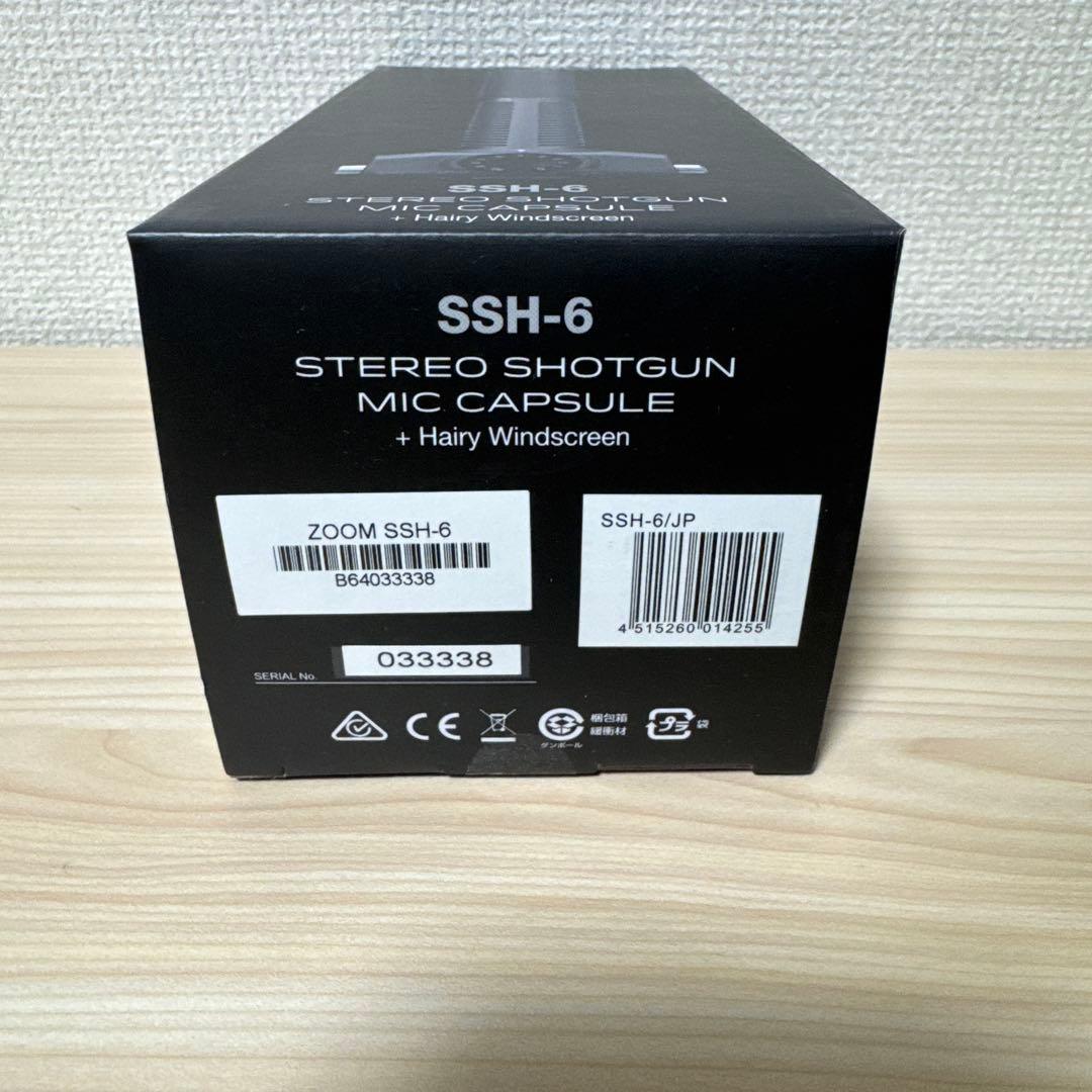 ZOOM SSH-6 ショットガンマイク 新品未使用品