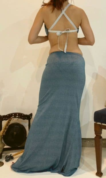 ベリーダンス　トライバルフュージョン　ブラ&スカート　新品　rooi