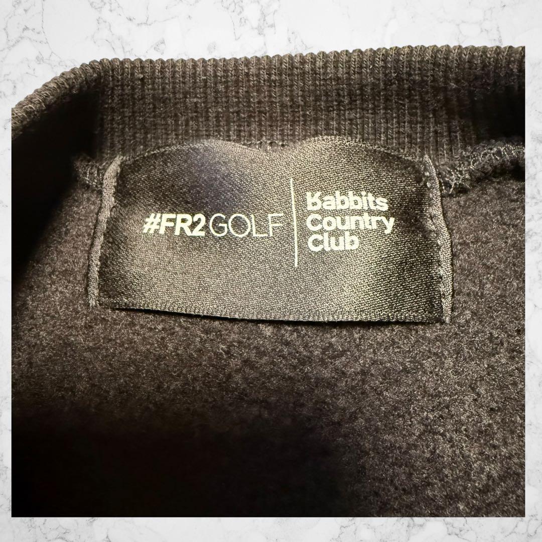#FR2GOLFゴルフCircle Logo Crew Sweat 黒サイズ L