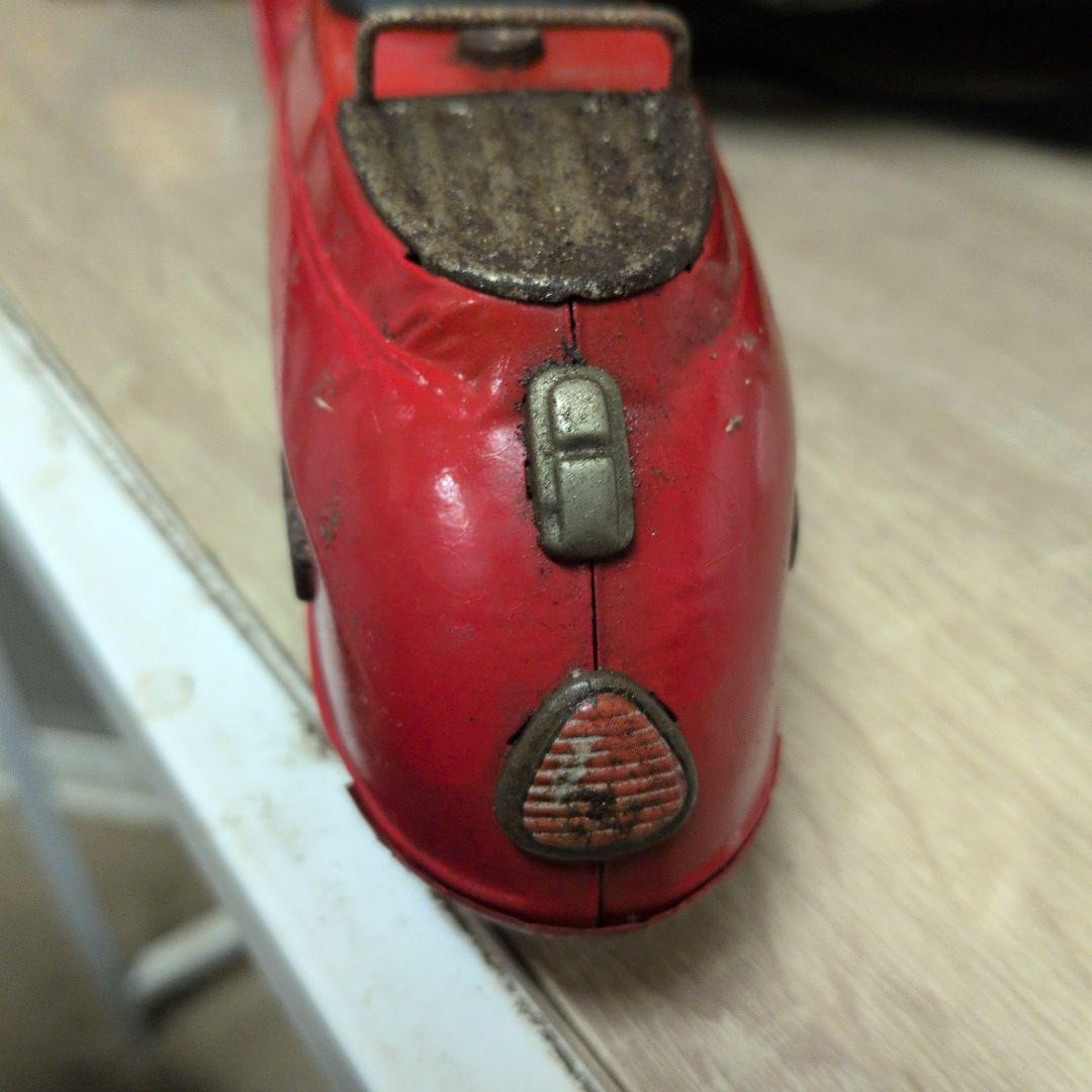 美品当時物　萬代屋　新三菱工業シルバーピジョン　ブリキ　スクーター　フリクション