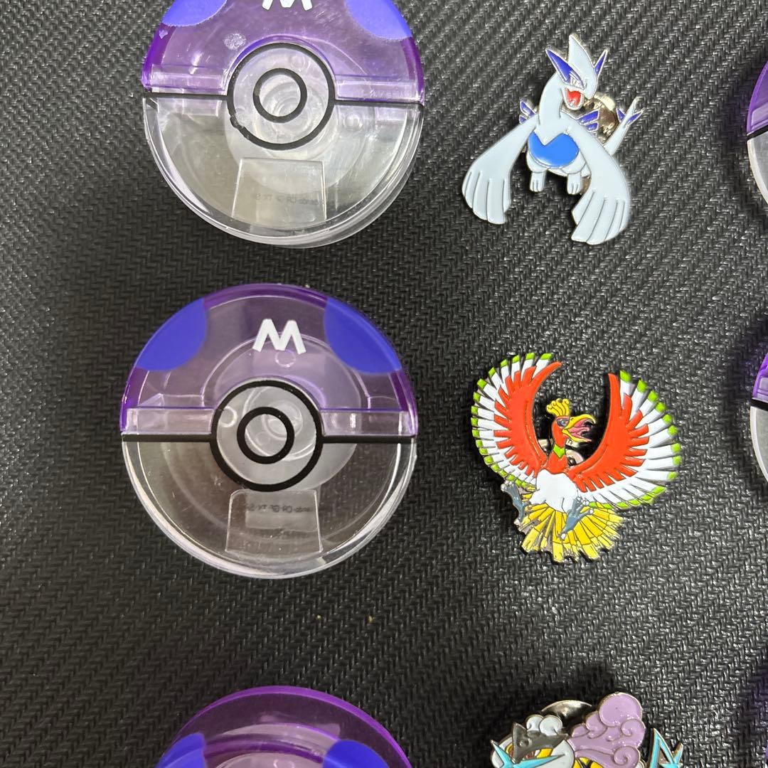 当時物、超レアポケットモンスターボールバッチ　全7種
