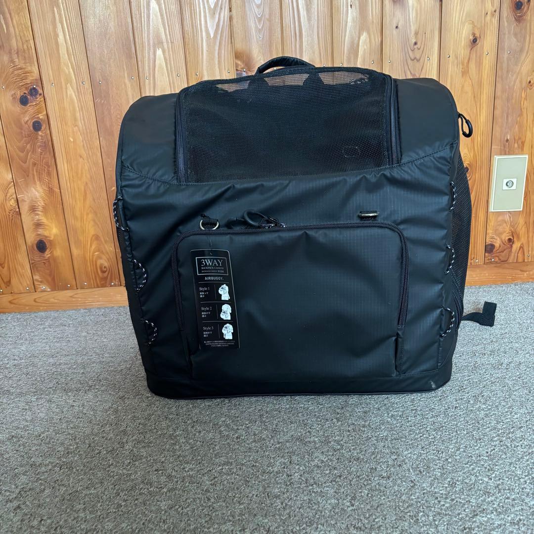 AIRBUGGY ペットキャリー 【ワイド】黒