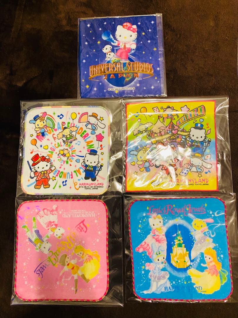 激レア❗️Hello kittyご当地タオルハンカチ！希少！ハーモニーランドあり