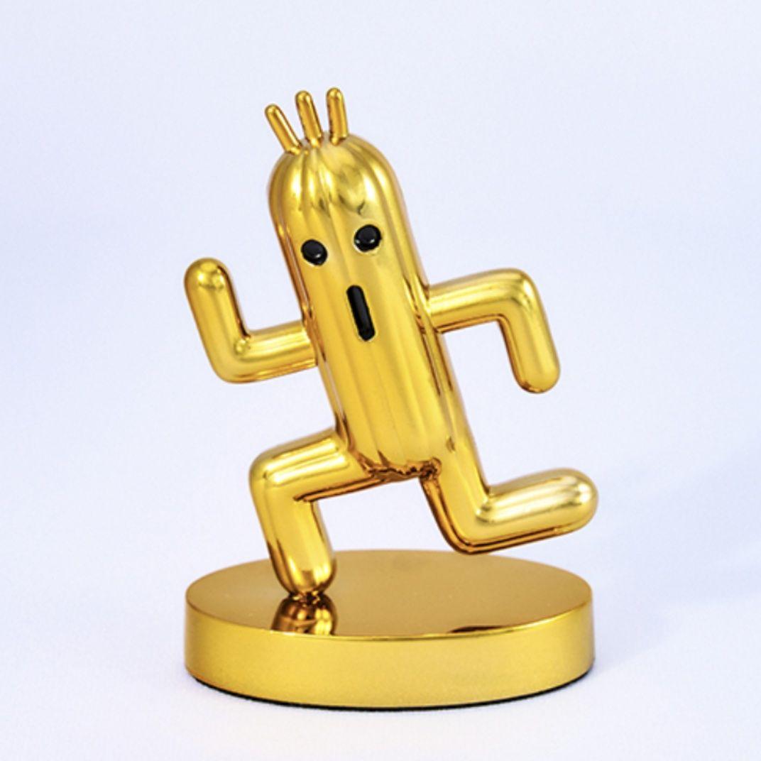 ファイナルファンタジー ブライトアーツギャラリー サボテンダー ゴールド メタル