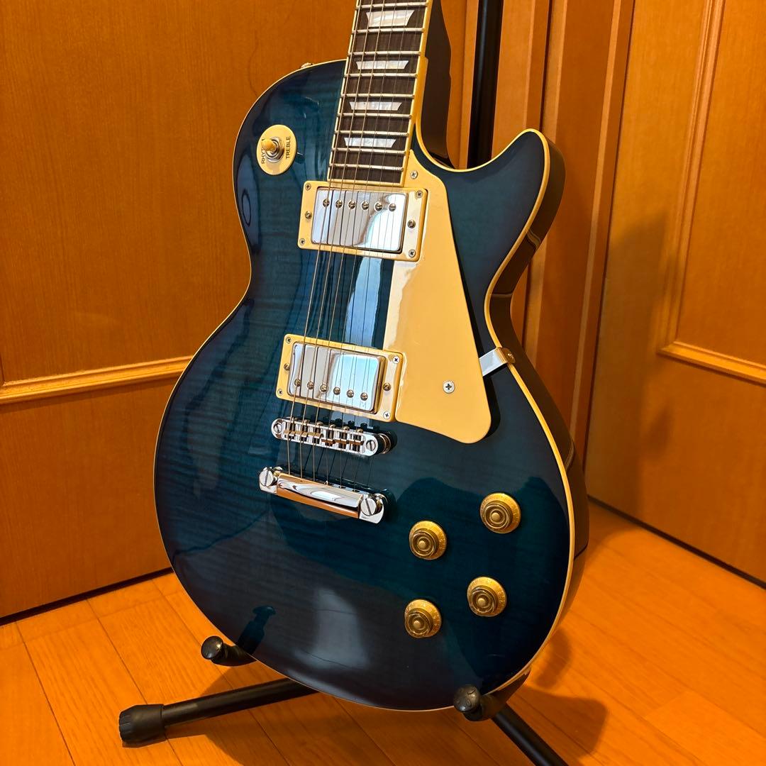 Blitzレスポールタイプ エレキギター ブルー