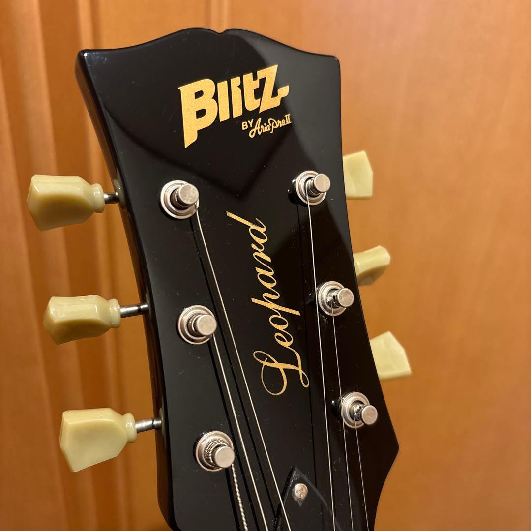 Blitzレスポールタイプ エレキギター ブルー