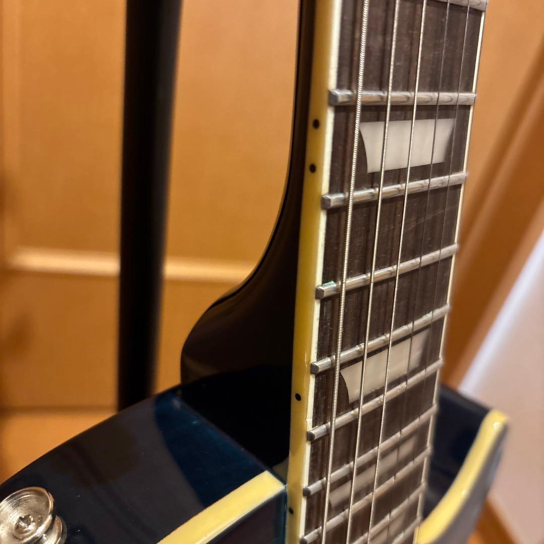 Blitzレスポールタイプ エレキギター ブルー