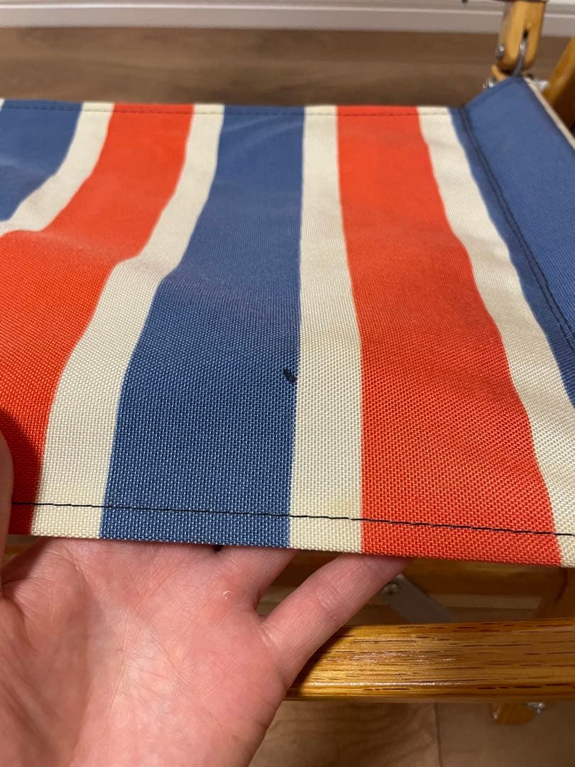 ネイタルデザイン レトロストライプ シート ＆ ケースセットカーミットチェア用