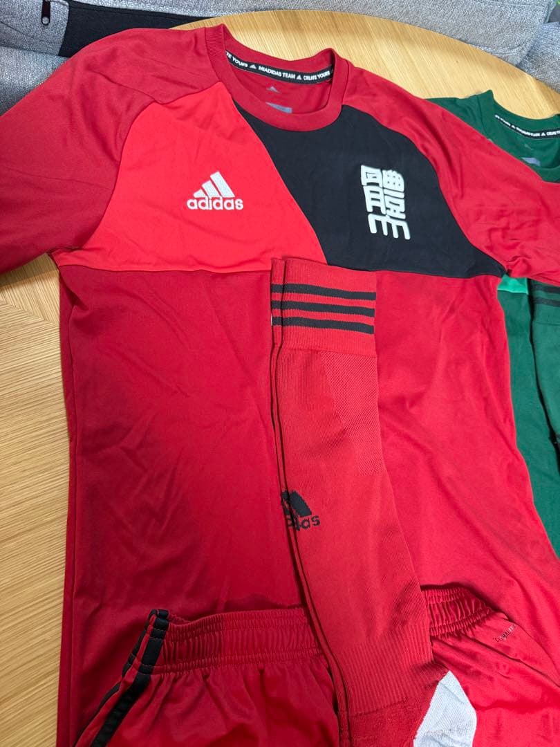 白*）様 日本体育大学サッカー部ユニフォーム3点セット