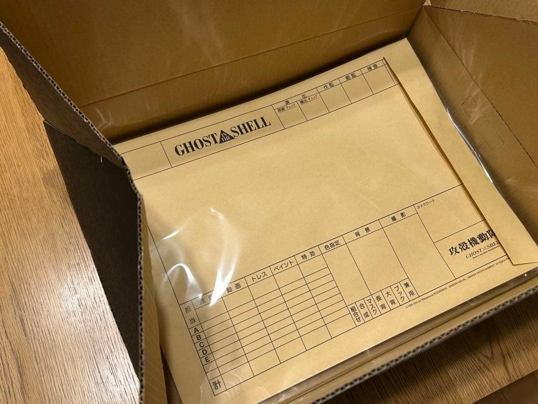 攻殻機動隊展　Analog Dig カット袋　複製原画　草薙素子　少佐