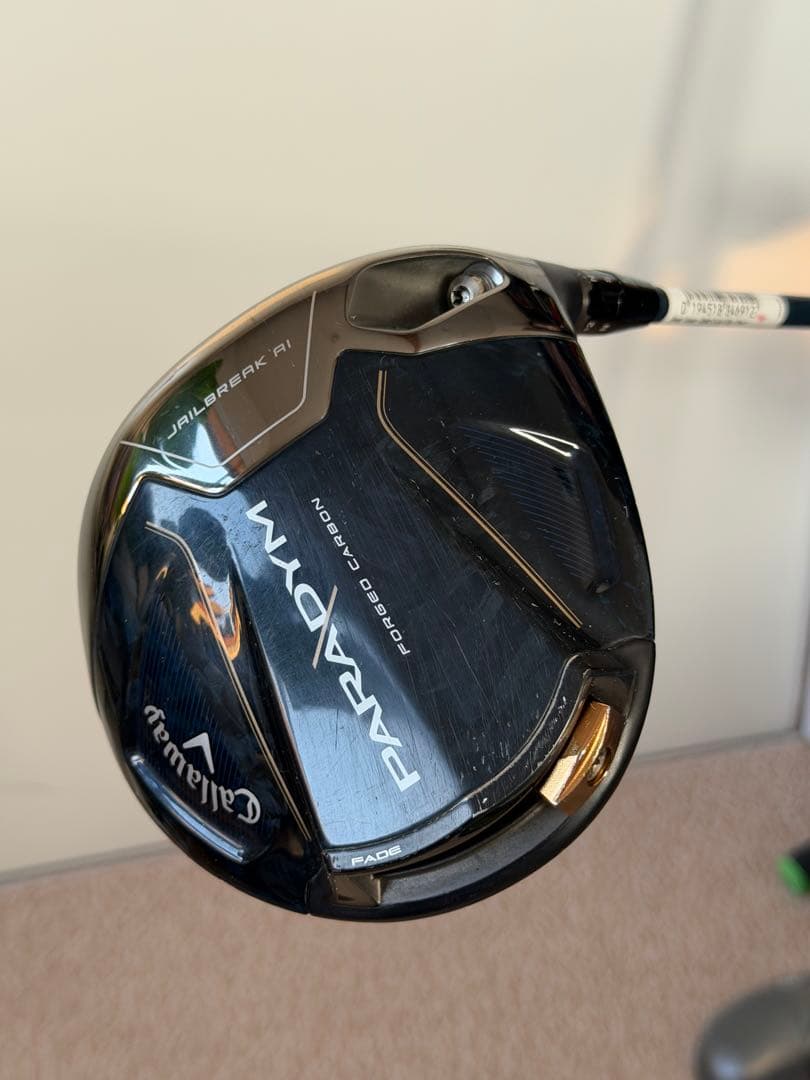 キャロウェイ　パラダイム10.5 ドライバー　ベンタスSRシャフト！
