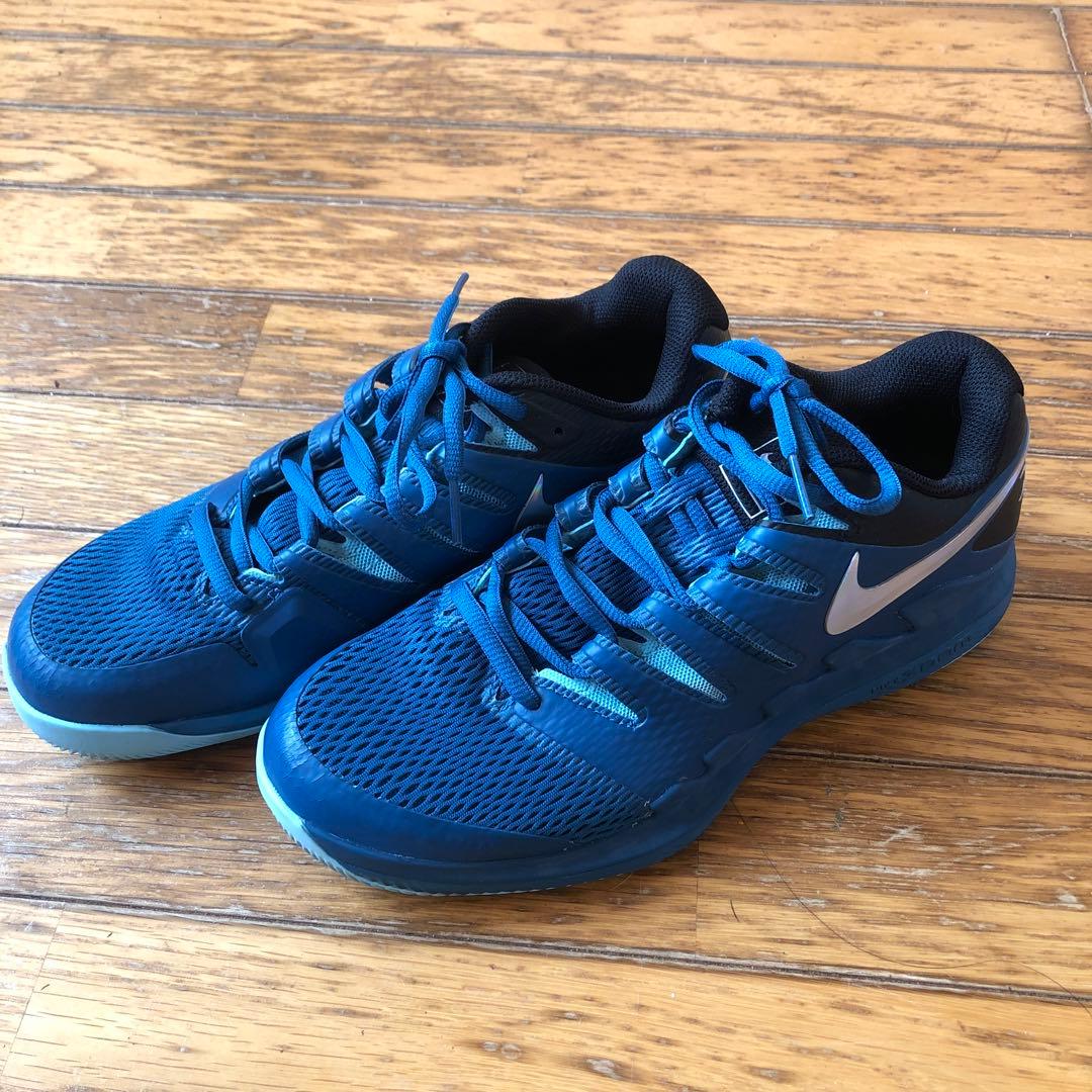 美品　Nike Roger Federer テニスシューズ ブルー　フェデラー