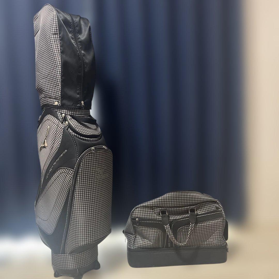 Mizuno チェック柄キャディバッグ