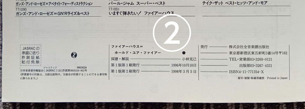 ファイアーハウス 楽譜 Firehouse スコア まとめ売り
