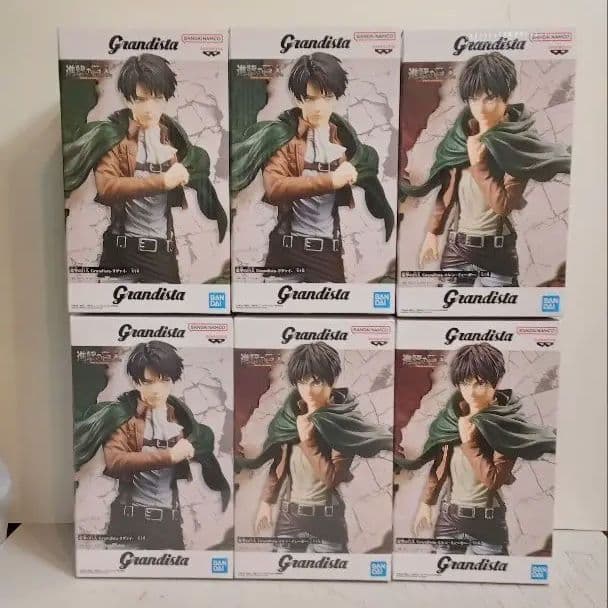進撃の巨人　フィギュア　 Grandista　グランディスタ　6体セット