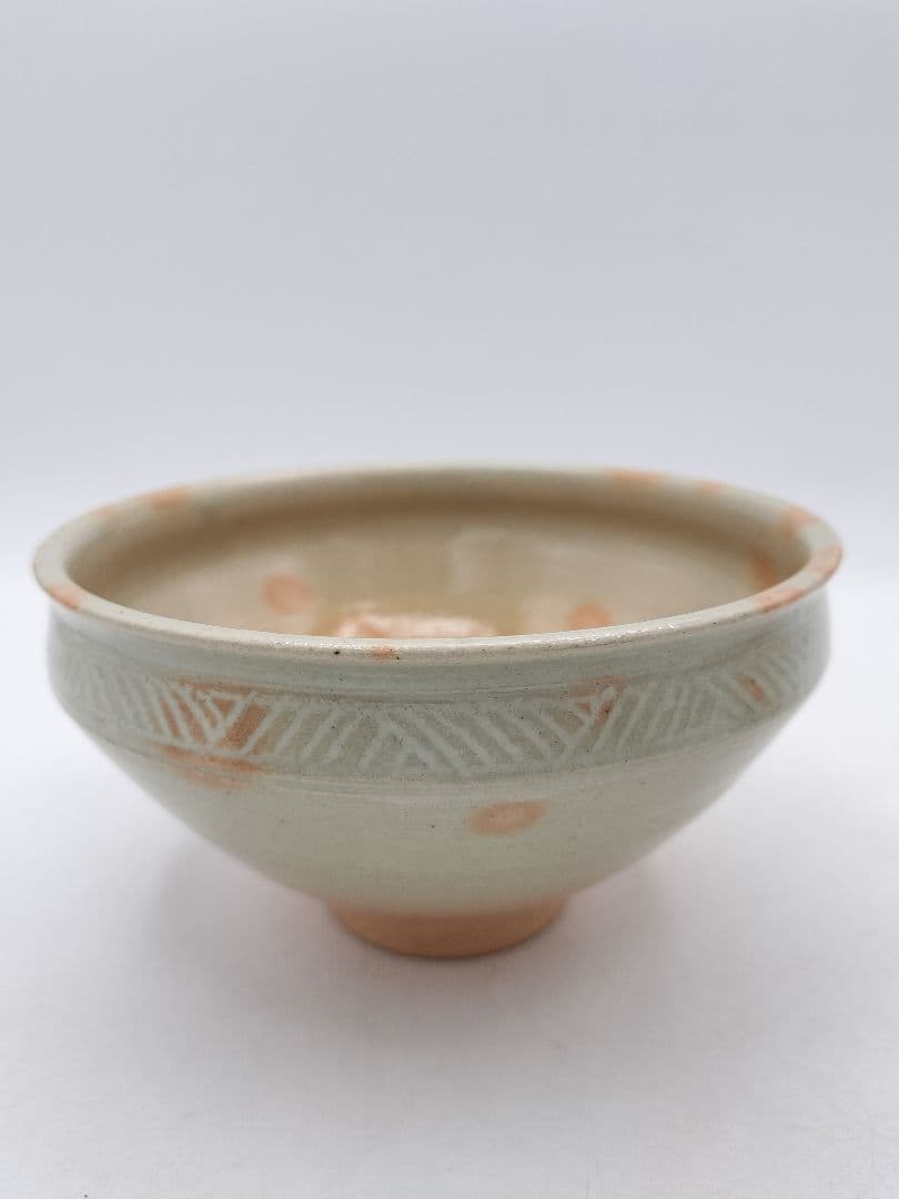 c926 数茶碗 御本 三島 翠峰 阿漕窯 8客　木箱 茶道具 古物