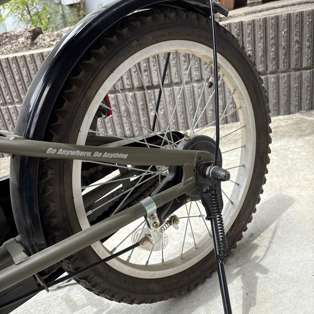 Jeep 18インチ 幼児用自転車 オリーブグリーン　※手渡し