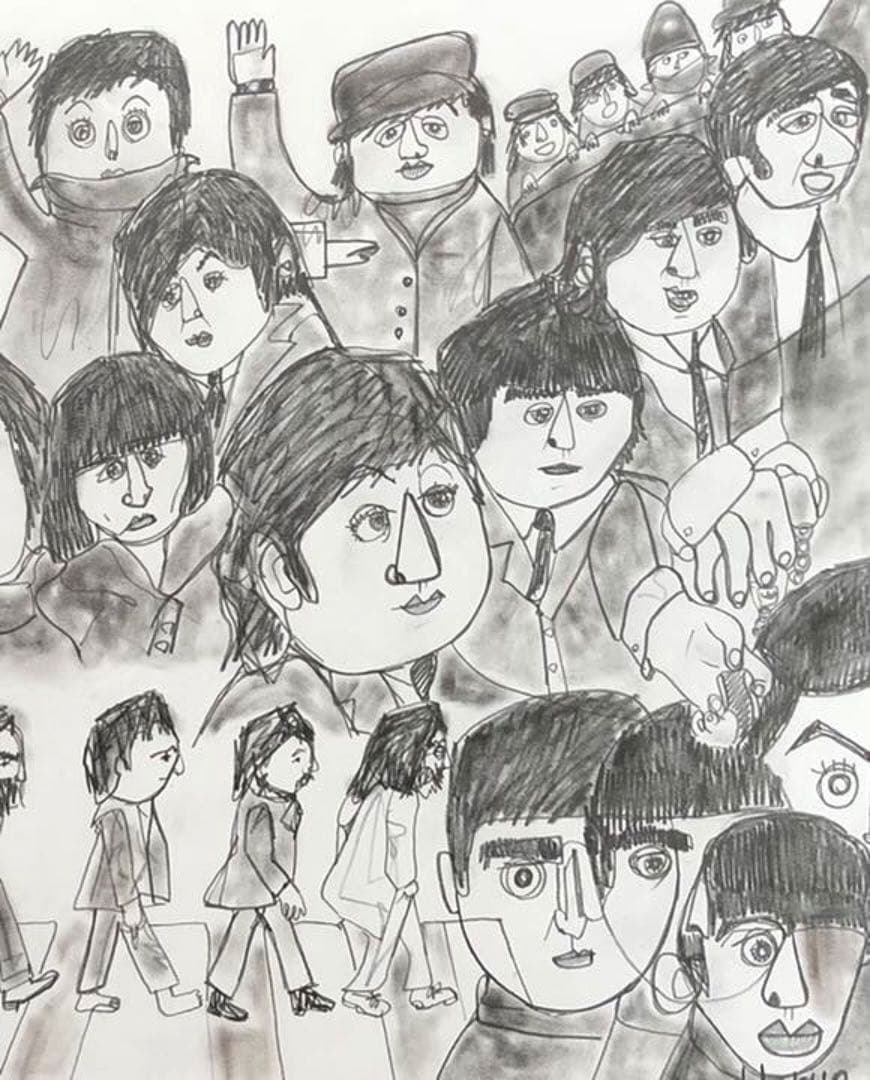 絵画 Beatles