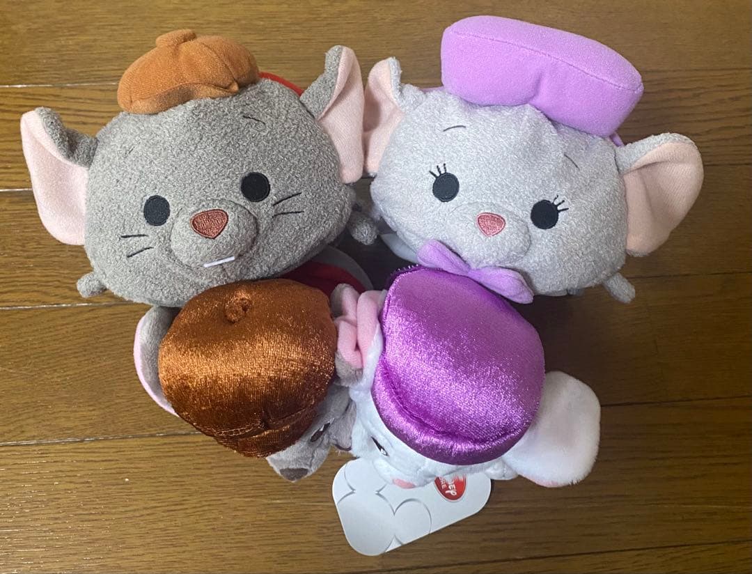 ディズニーリゾート　ディズニーストア　ビアンカ　バーナード　ぬいぐるみ　ツムツム