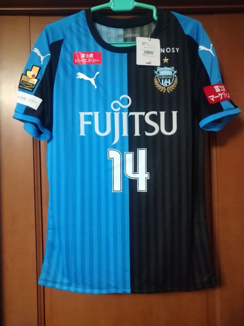 正規品　川崎フロンターレ2019、2018シーズンユニフォーム　未使用紙タグ付き