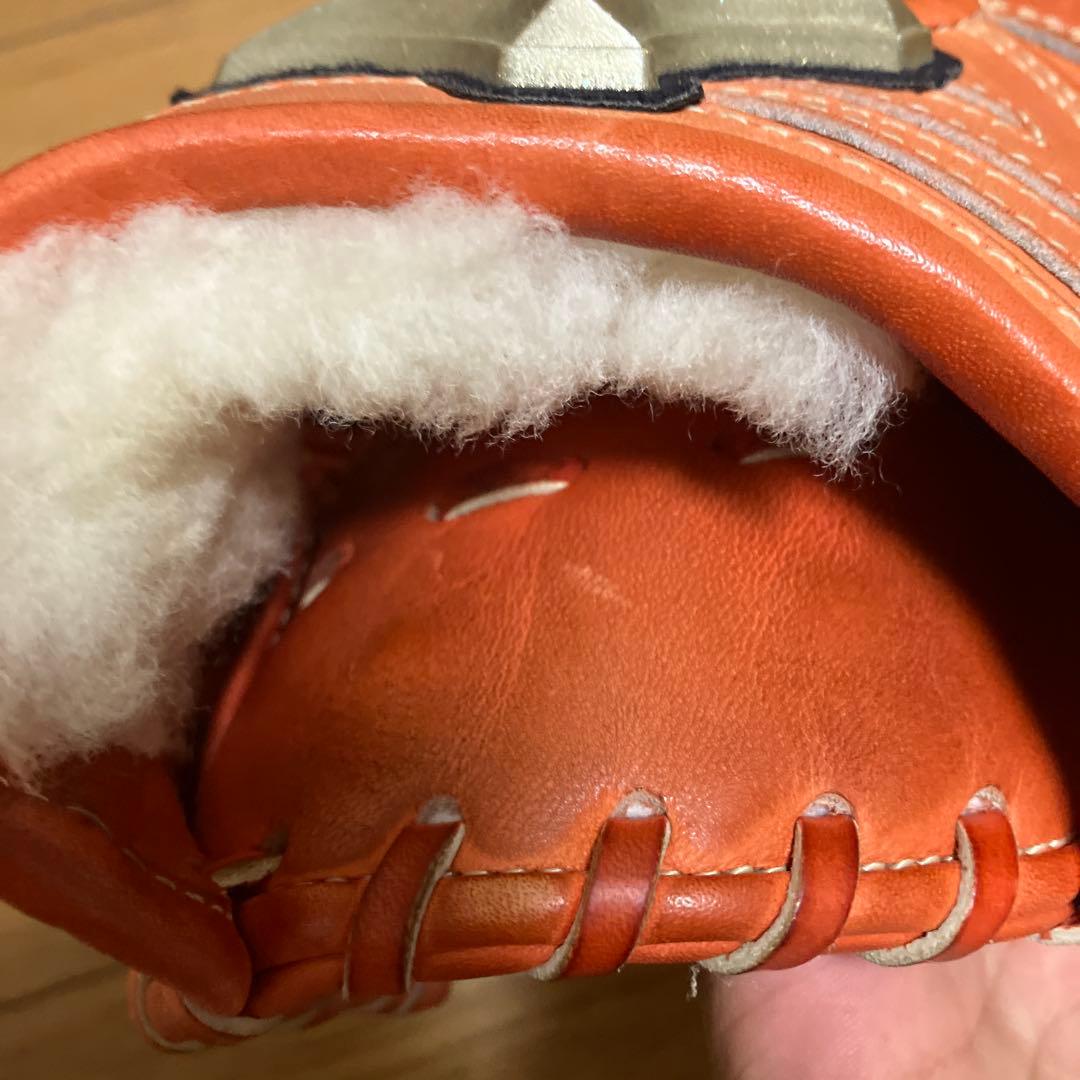 Mizuno Global Elite 硬式グローブ 右投げ用 オレンジ