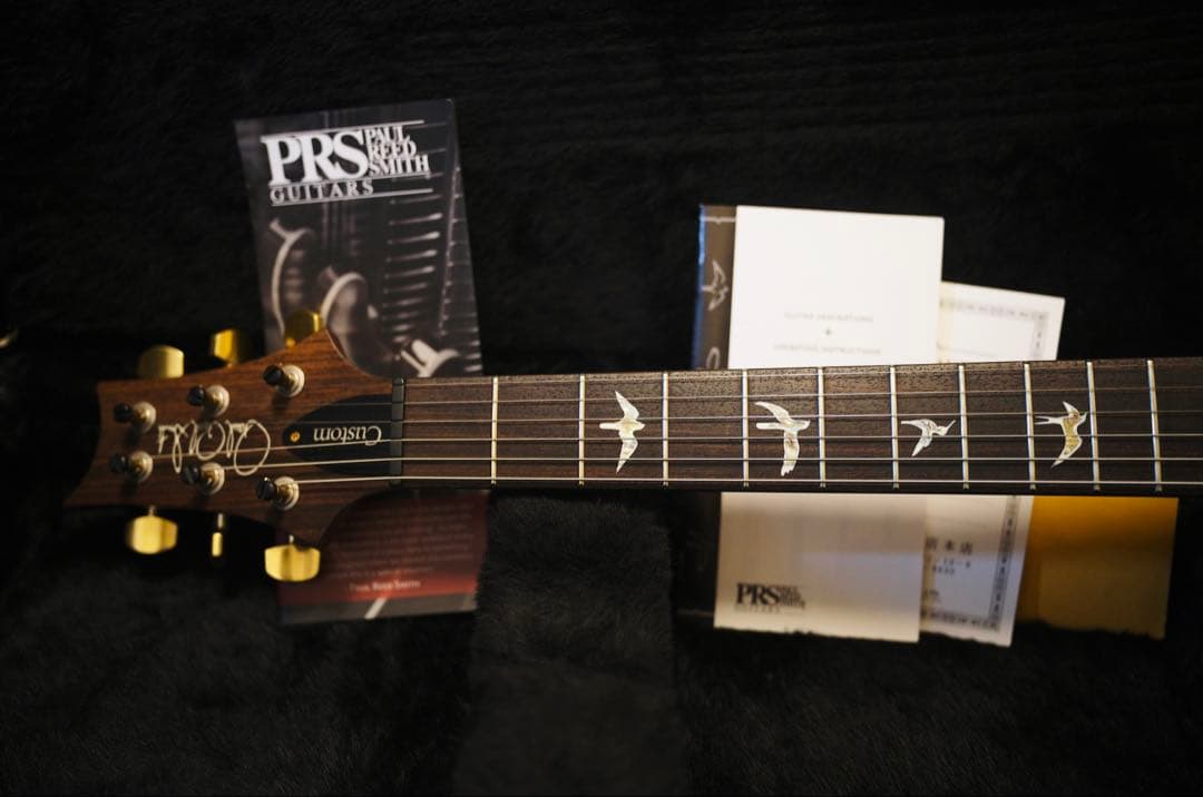 【良鳴】【良木目】PRSCustom24 10Top fadedbluejean