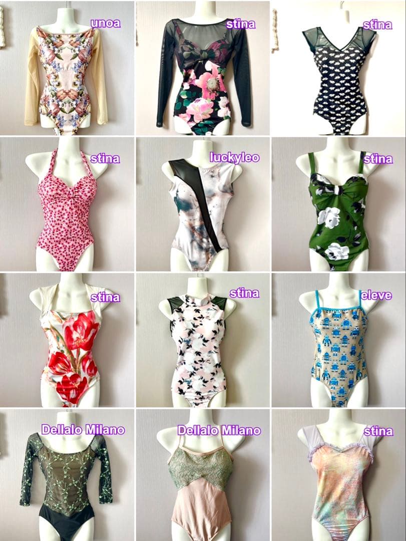 〓バレエ〓Dellalo Milanoデラロミラノレオタード Tacitaタチタ