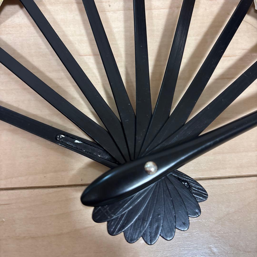 飾り京扇子 舞扇子タイプ 御所車/櫻　伊藤常　京扇子