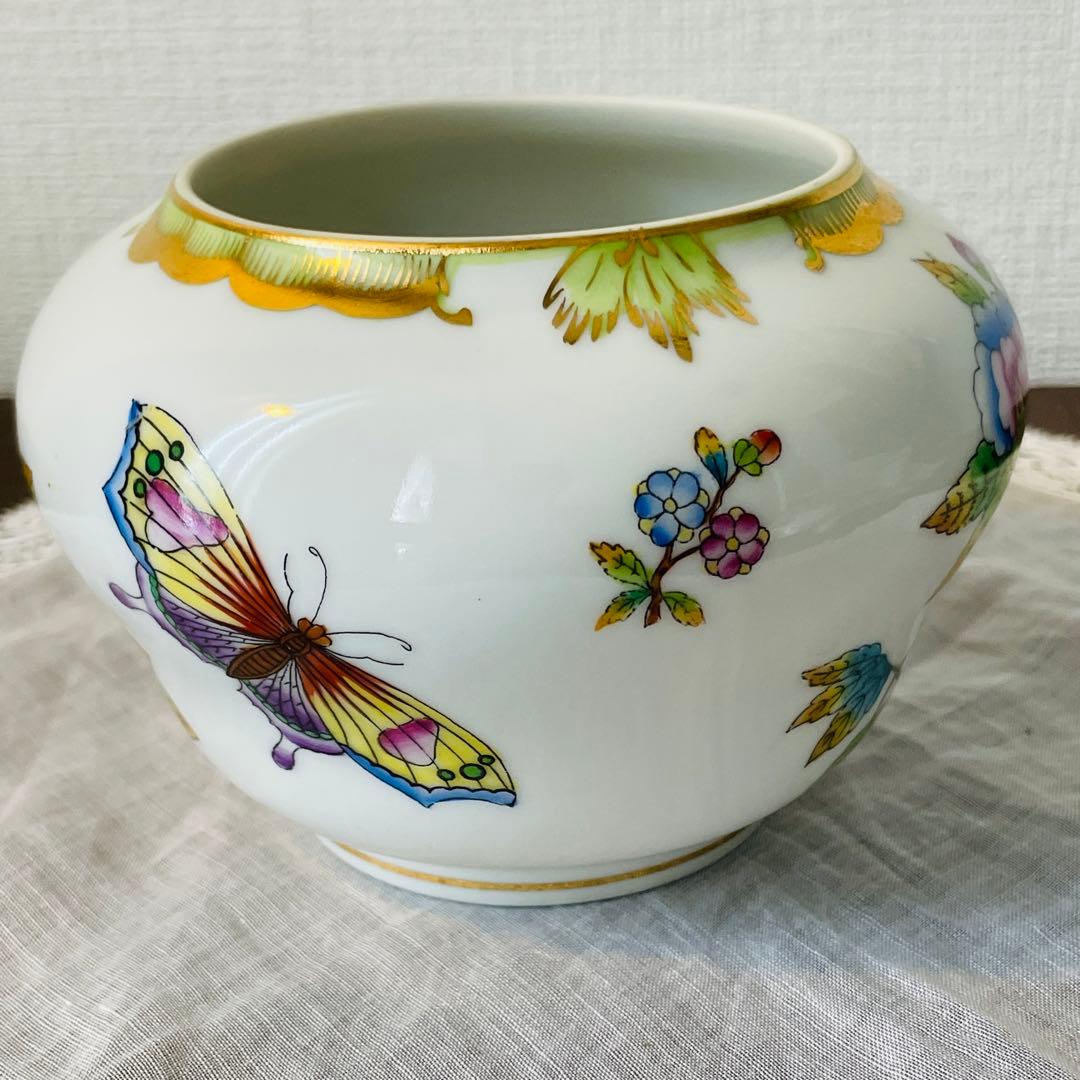 【レア】開窯125周年　ヘレンド　ボンボニエ―ル　ヴィクトリア　ブーケ