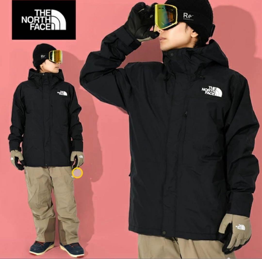 k*a様 ノースフェイス 黒 メンズL スノーボードウェア