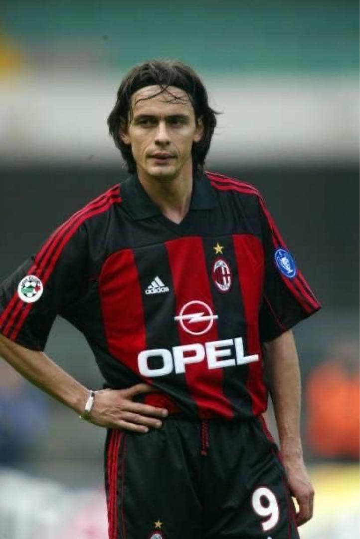 国内正規品 2001/2002 ACミラン　フィリッポ•インザーギ　Lサイズ