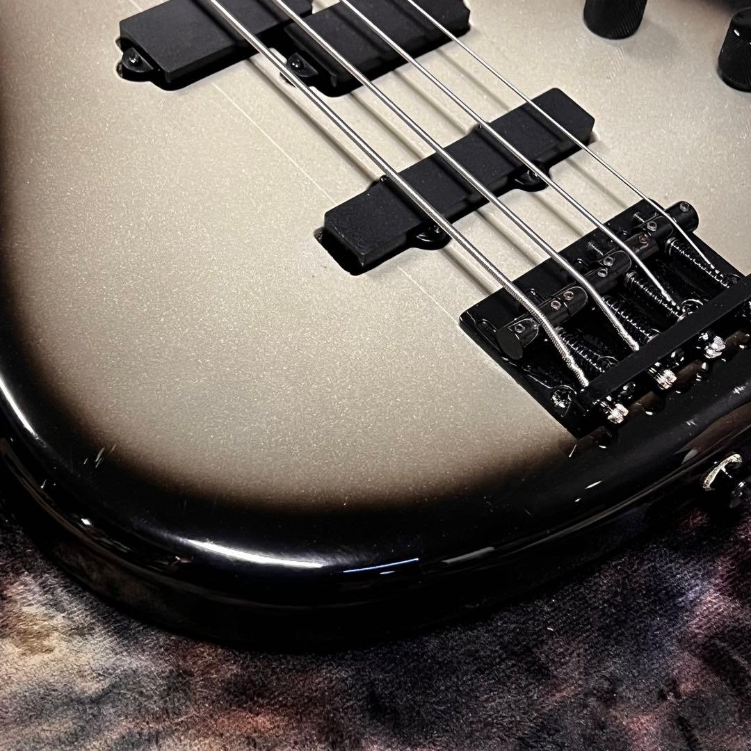 フォトジェニック エレキベース サンバースト ブラック グレー 管AG