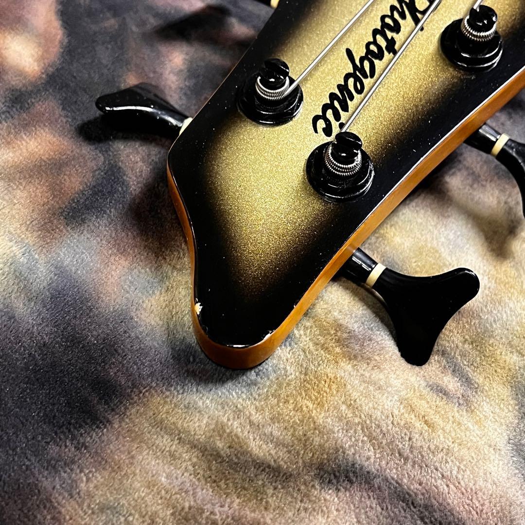 フォトジェニック エレキベース サンバースト ブラック グレー 管AG