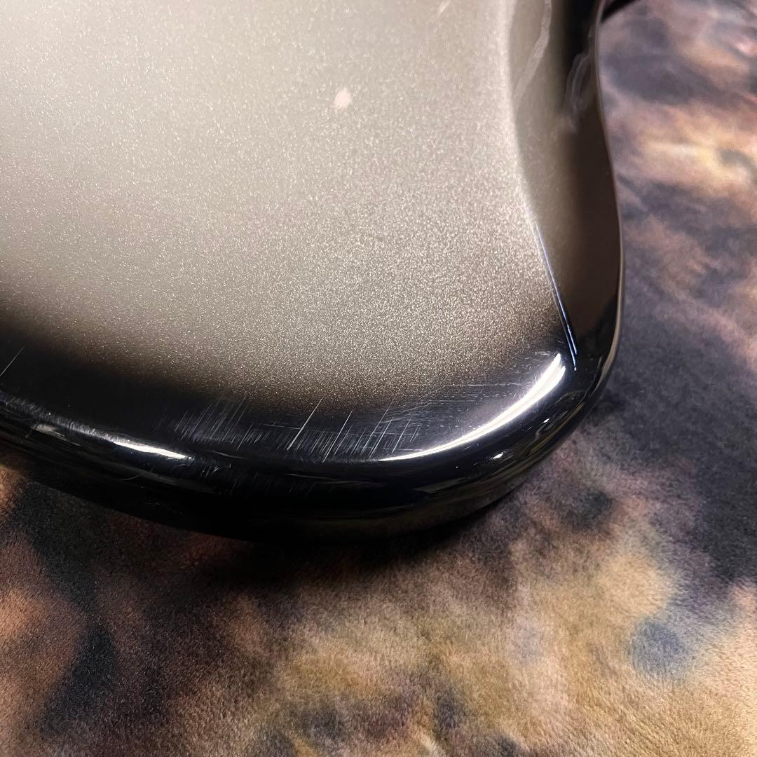 フォトジェニック エレキベース サンバースト ブラック グレー 管AG