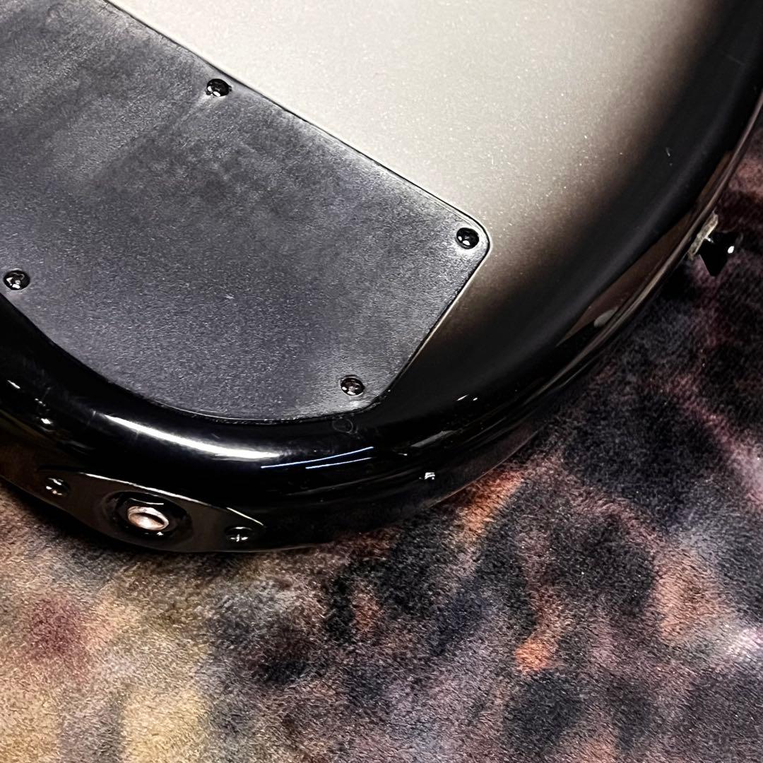 フォトジェニック エレキベース サンバースト ブラック グレー 管AG