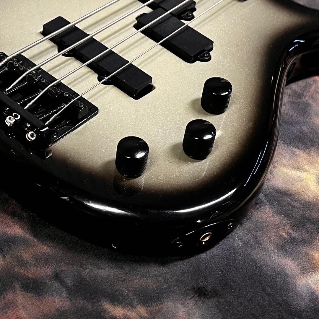 フォトジェニック エレキベース サンバースト ブラック グレー 管AG