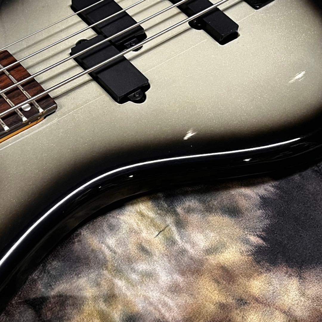 フォトジェニック エレキベース サンバースト ブラック グレー 管AG