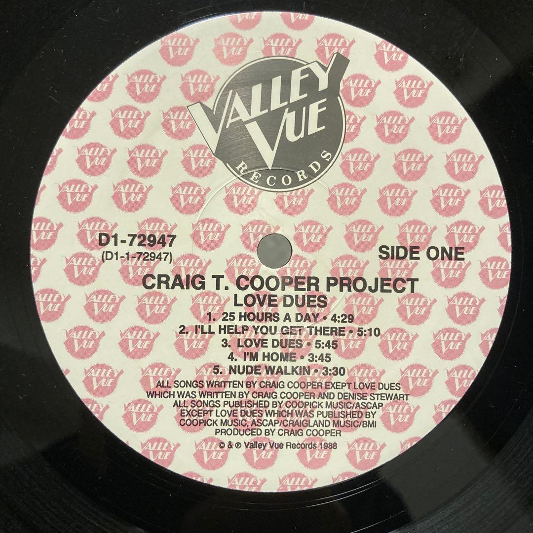 洋楽 CRAIG G. COOPER PROJECT/LOVE DUES