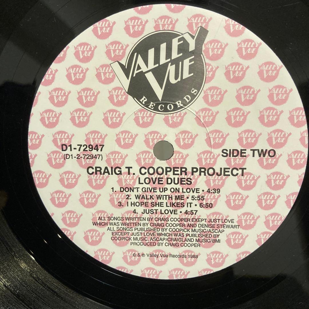 洋楽 CRAIG G. COOPER PROJECT/LOVE DUES