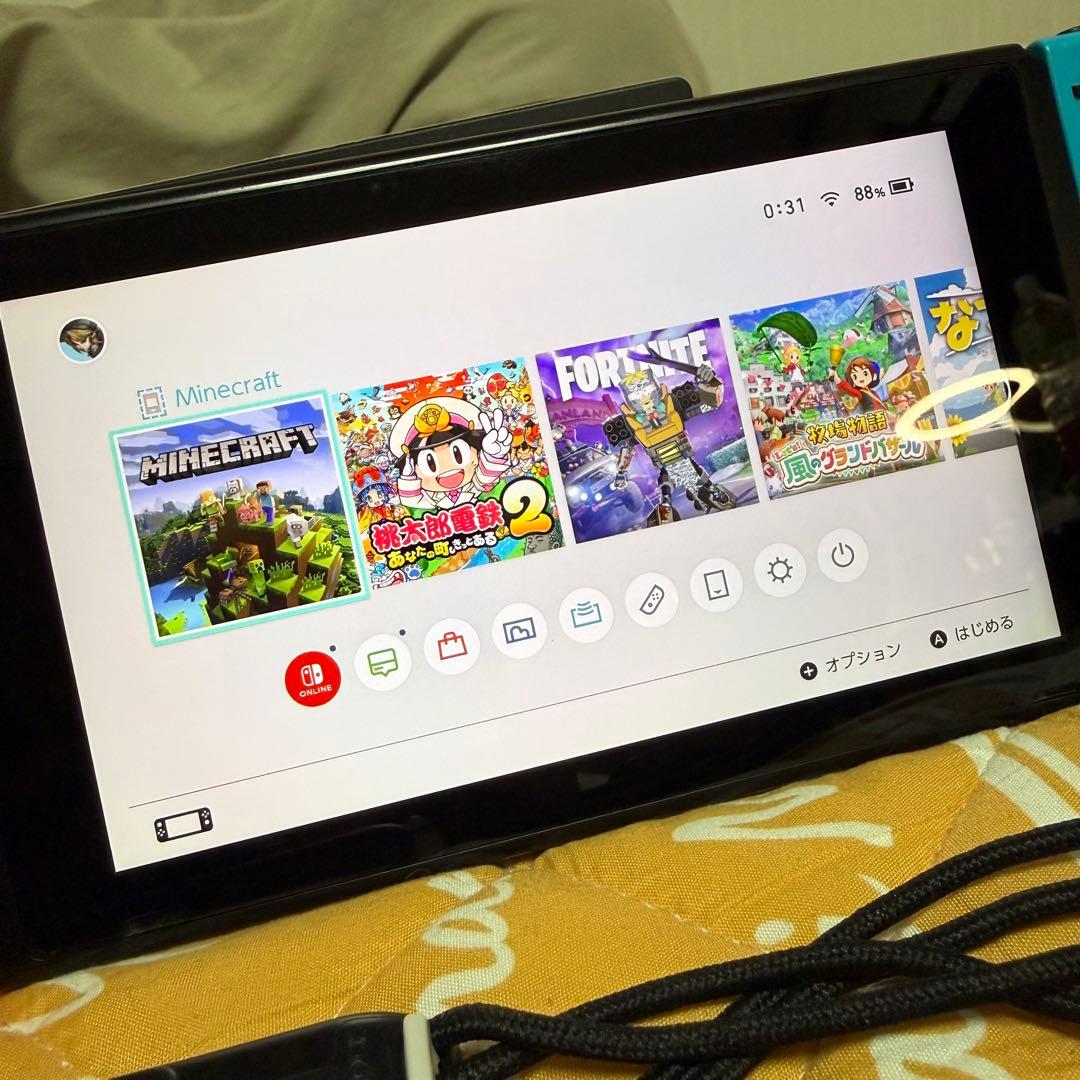 美品！Nintendo Switch 赤青 本体
