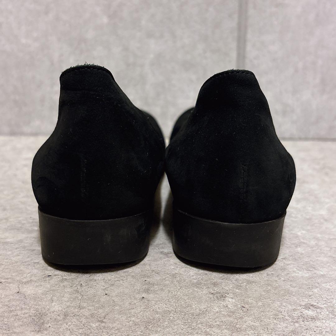 人気 アルシュ バレエシューズ ヌバック ブラック 36