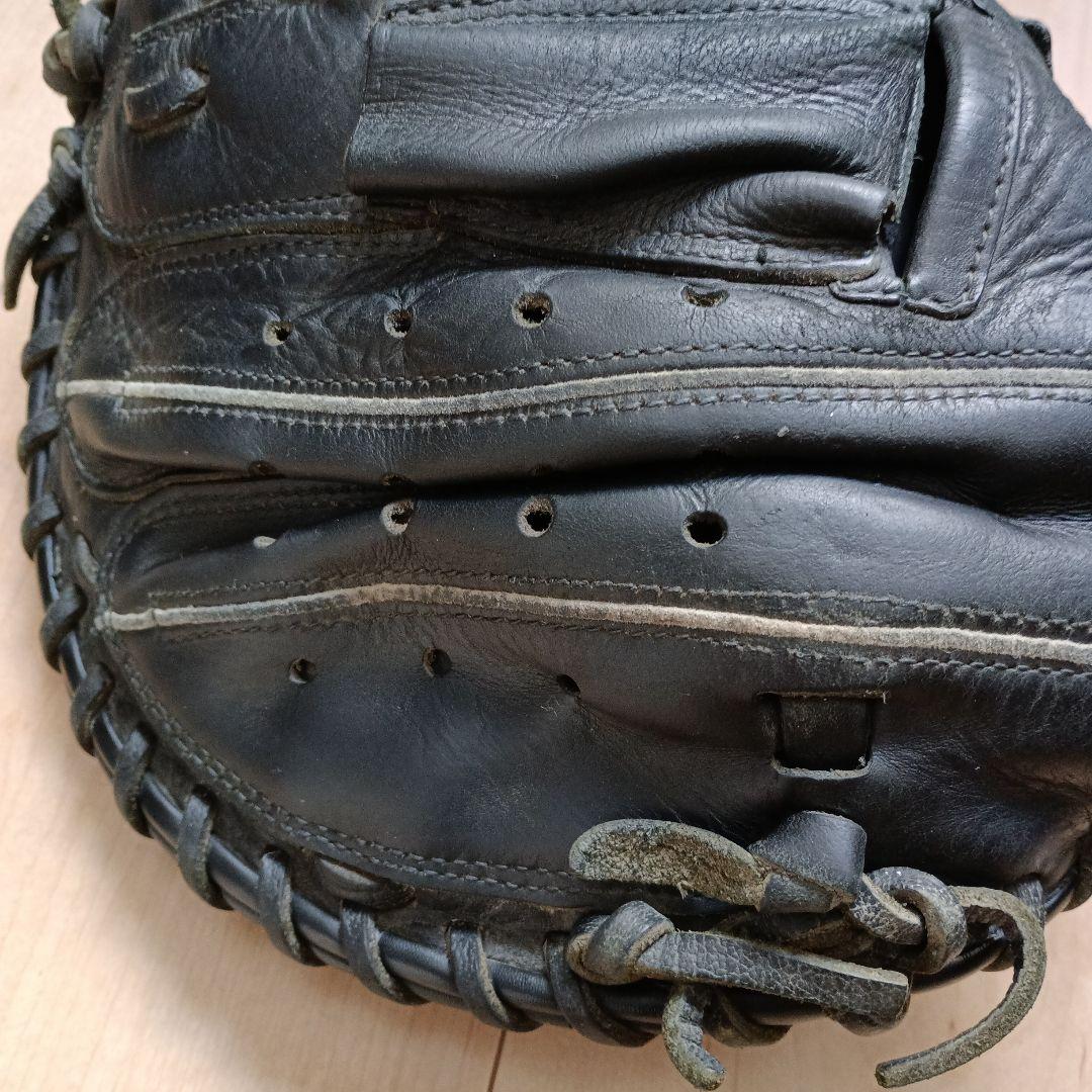 ZETT ゼット型抜群 即戦力 軟式 少年 キャッチャーミット　黒