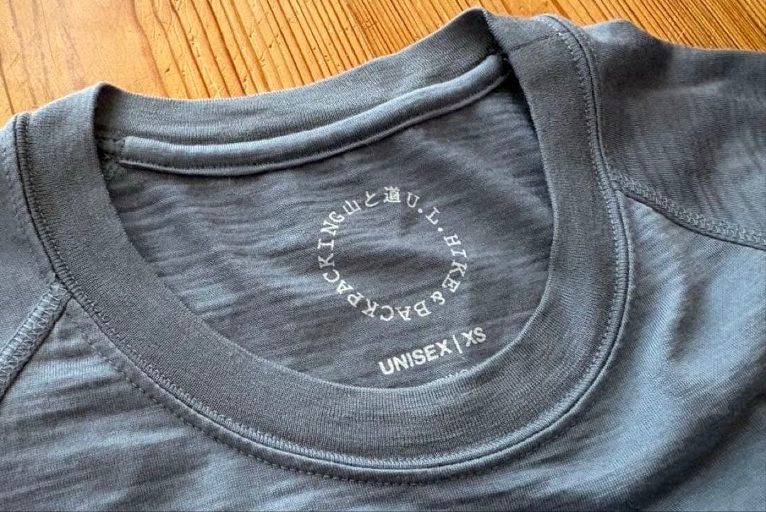 山と道 Merino Pullover XS ブルーグレー