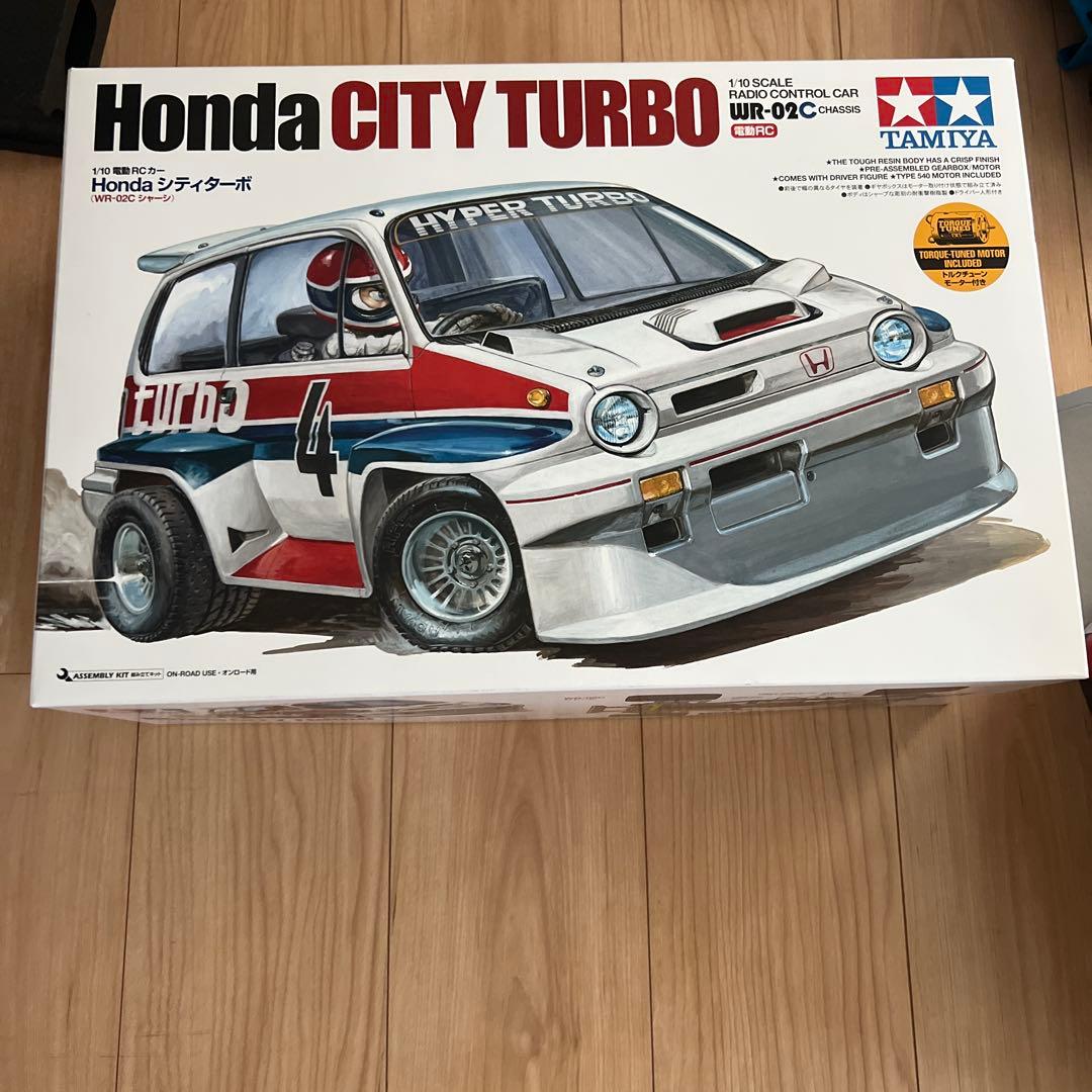 タミヤ1/10RC Honda シティターボ ラジコン完成品