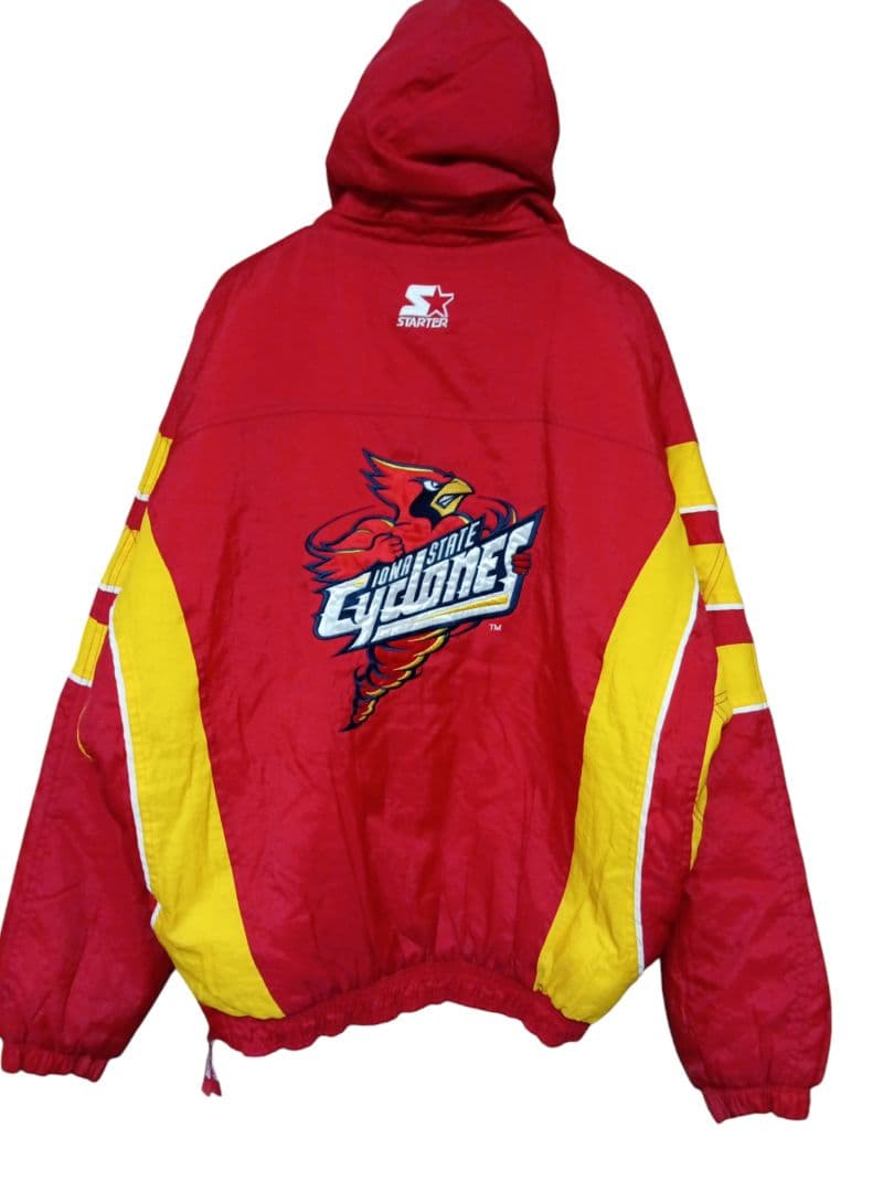 90s STARER 　アイオワステートサイクロンズ　 プルオーバージャケット